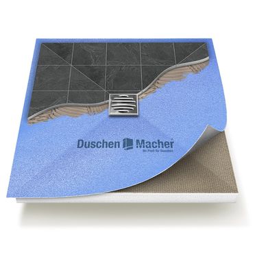 Rechteck-Duschelement Punktablauf